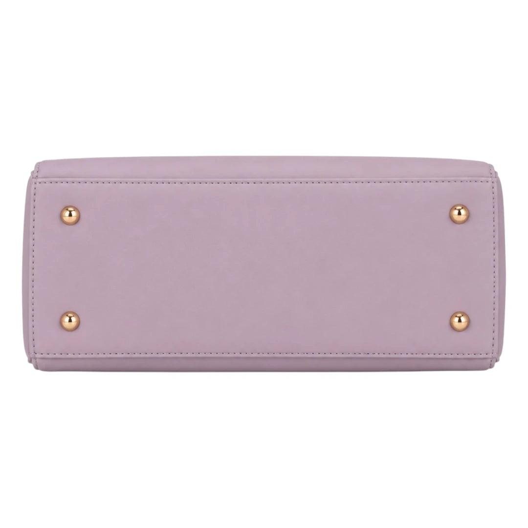 Bag Upgrade Elegant Lavender Structured Tote Handbag