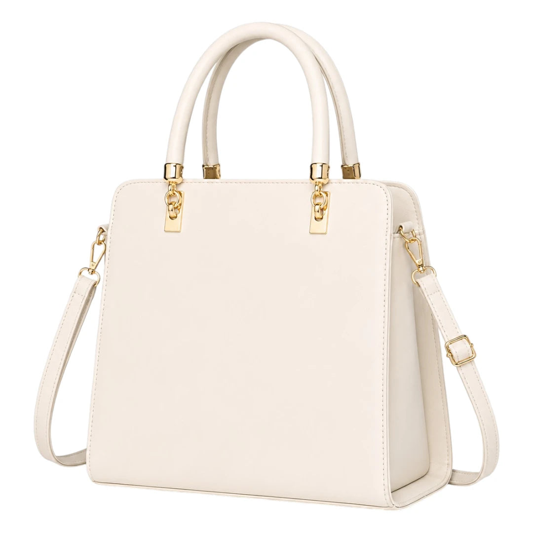 Bag Upgrade Women’s Cream Grace Tote Handbag